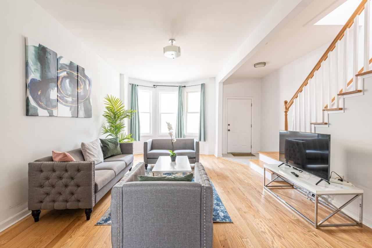 فيلا Tranquil Town House With Parking And Laundry - Just 25 Minutes To Time Square! جيرسي سيتي المظهر الخارجي الصورة
